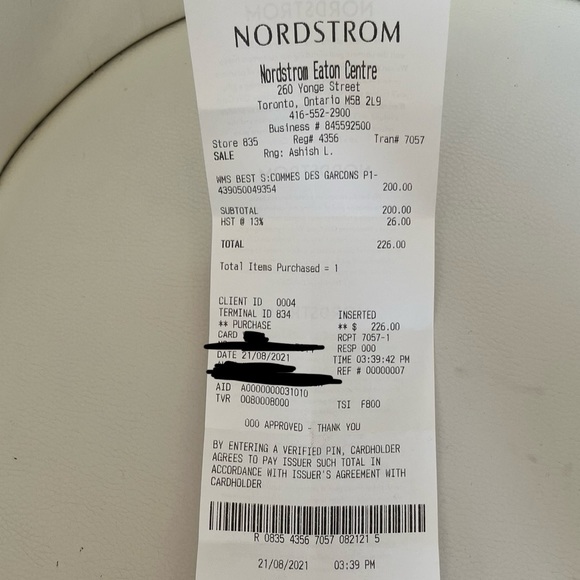 CDG Single Heart White Low Converse - Picture 9 of 9